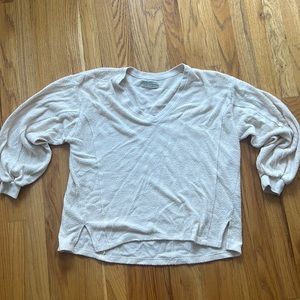 Crème cute comfy long sleeve